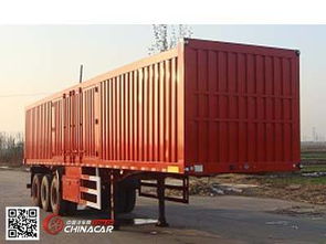 川腾12.5米33.3吨3轴厢式运输半挂车HBS9400XXYA在应急救援中的应用